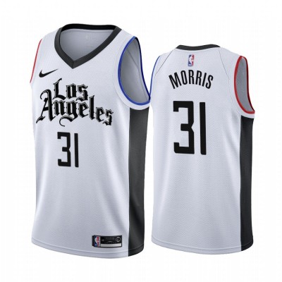 Nike Los Angeles Clippers #31 Marcus Morris 2019-20 White Los Angeles City Edition Youth NBA Jersey